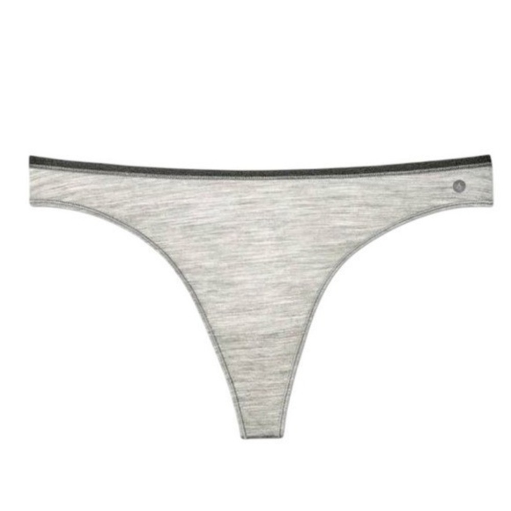 allbirds Trino Thong Underwear Panty Wool Blend Boulder Gray 3X NWT